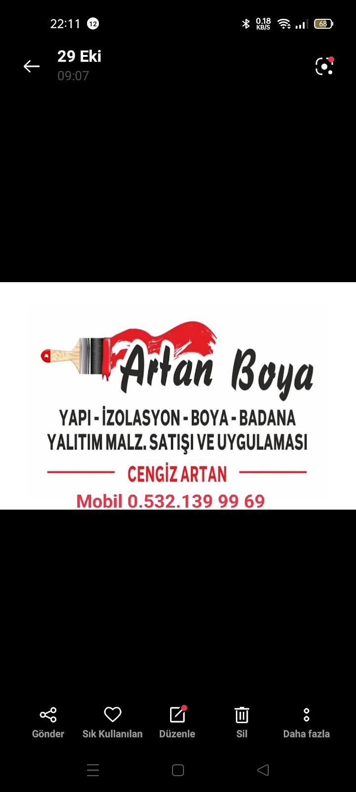 WhatsApp ile iletişim
