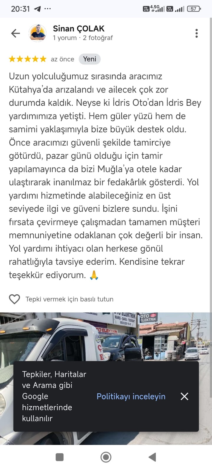 WhatsApp ile iletişim
